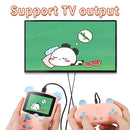 I50 999 in 1 Children Cat Ears Handheld Game Console, Style: Doubles (Orange)