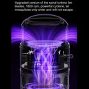 ZH278 Photocatalyst Mosquito Killer Lamp Inhalation Electric Shock Mosquito Killer Lamp(Cream Color)