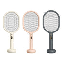 ZH228 2 in 1 Electric Shock Mosquito Killer Mosquito Swatter, Style: With Small Base(Dark Green)