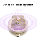 ZH228 2 in 1 Electric Shock Mosquito Killer Mosquito Swatter, Style: With Small Base(Dark Green)