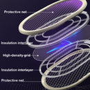 ZH228 2 in 1 Electric Shock Mosquito Killer Mosquito Swatter, Style: With Small Base(Dark Green)