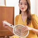 ZH228 2 in 1 Electric Shock Mosquito Killer Mosquito Swatter, Style: With Small Base(Dark Green)