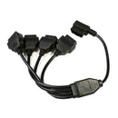 C-MD-4EW 0.5m 16 Pin OBD2 1 for 4 Connection Line