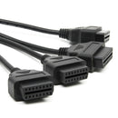 C-MD-4EW 0.5m 16 Pin OBD2 1 for 4 Connection Line