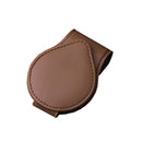 2 PCS Car Sun Visor Glasses Clip Ticket Storage Clip(Brown)