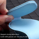 2 PCS Car Sun Visor Glasses Clip Ticket Storage Clip(Blue)