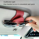 2 PCS Car Sun Visor Glasses Clip Ticket Storage Clip(Yellow)