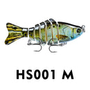 2 PCS PROBEROS HS001 10cm 15.5g Road Sub-Fish Bait Plastic Hard Bait(M)