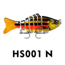 2 PCS PROBEROS HS001 10cm 15.5g Road Sub-Fish Bait Plastic Hard Bait(N)