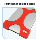 2 PCS Mobile Hard Drive Silicone Protective Case For Seagate 4 / 5T (Black)