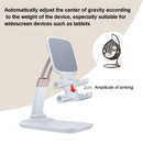 Mobile Phone Tablet Desktop Stand Gravity Retractable Adjustable Bracket, Color: Plastic Black