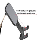 Mobile Phone Tablet Desktop Stand Gravity Retractable Adjustable Bracket, Color: Plastic Black