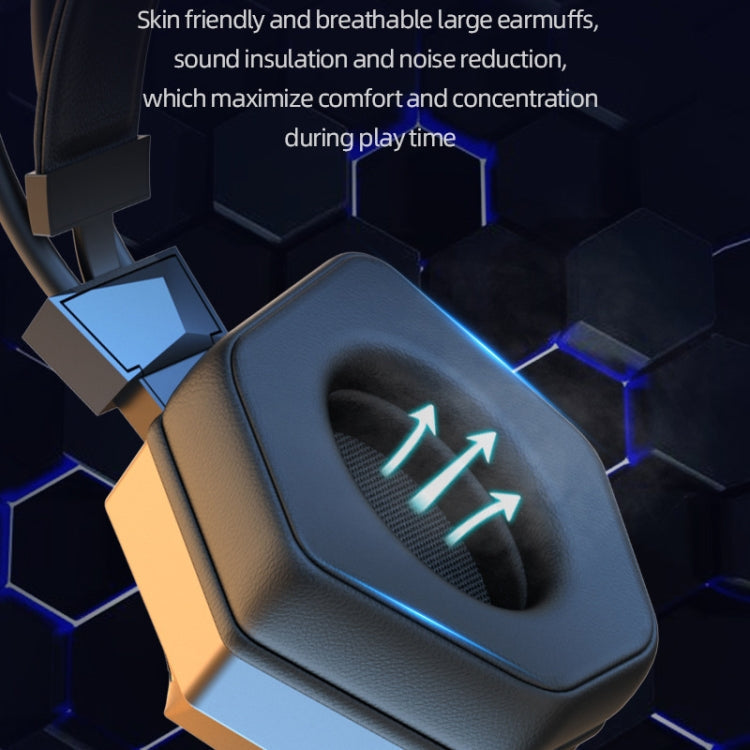 Soyto SY-G15 Luminous Gaming Computer Headset, Cable Length: 2m(Colorful Light)