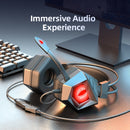 Soyto SY-G15 Luminous Gaming Computer Headset, Cable Length: 2m(Colorful Light)