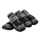 4 PCS / Set HCPET Dog Shoes Breathable Net Dog Shoes, Size: No.6 6.5cm(Gray)