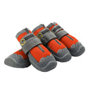 4 PCS / Set HCPET Dog Shoes Breathable Net Dog Shoes, Size: No.6 6.5cm(Orange)