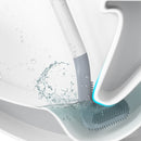 Golf Toilet Brush With Self-Opening And Closing Water-Proof Base(Blue)