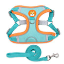 BL-867 Pet Chest Straps Reflective Dog Traction Rope, Size: XL(Lake Blue)