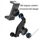 HLT212 Suction Cup Type Double Chuck Folding Car Phone Holder(Narrow Head Double Clamp)