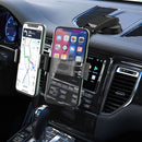 HLT212 Suction Cup Type Double Chuck Folding Car Phone Holder(Narrow Head Double Clamp)