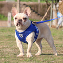 BL-844 Pet Chest Straps Reflective Breathable Dog Rope, Size: S(Blue)