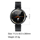 P10 Heart Rate Temperature Monitoring Smart Watch(Black)