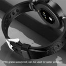 P10 Heart Rate Temperature Monitoring Smart Watch(Black)