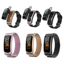M6 Sports Call Bracelet Bluetooth Wireless Headset, Color: Gold Steel