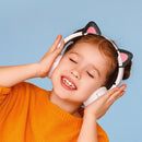 T6 Cute Cat Ear Decoration for Headphones(Black)