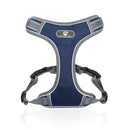 BL-852 Pet Traction Rope Mesh Breathable Dog Chest Straps S(Deep Blue)