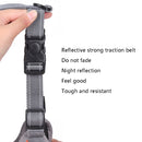 BL-852 Pet Traction Rope Mesh Breathable Dog Chest Straps L(Deep Blue)