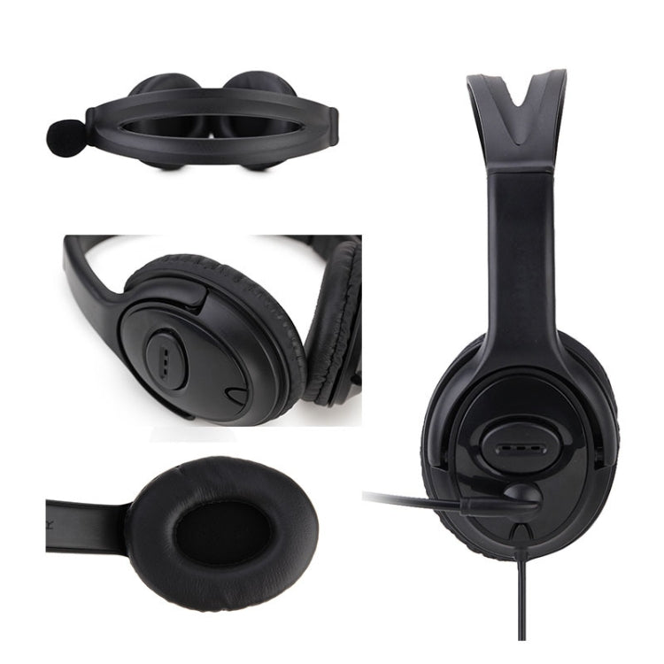 Soyto SY493MV Gaming Computer Teaching Office Mute Headset(Black)