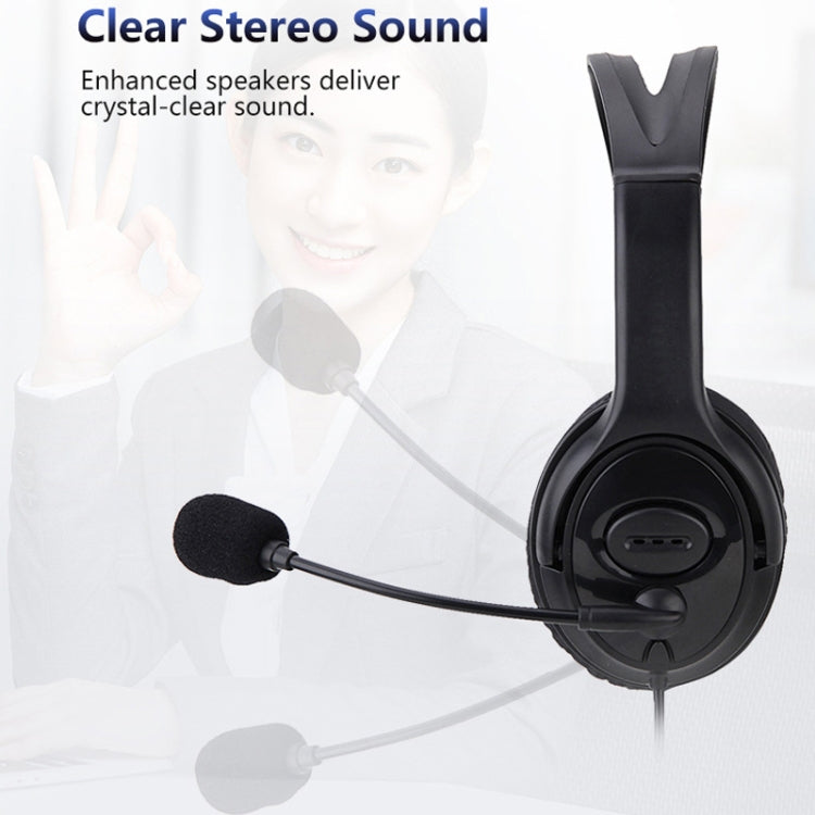 Soyto SY493MV Gaming Computer Teaching Office Mute Headset(Black)