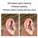 5 Sets 6 In 1 Stainless Steel Spring Spiral Portable Ear Pick, Specification: Pink