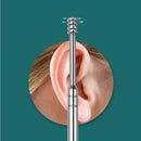 5 Sets 6 In 1 Stainless Steel Spring Spiral Portable Ear Pick, Specification: Pink
