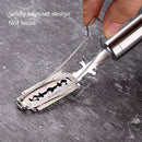 3 PCS XF-020 Stainless Steel Pig Hair Shaver(Stainless Steel)