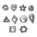30 PCS / Set Stainless Steel Biscuit Mold