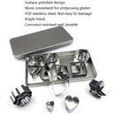 30 PCS / Set Stainless Steel Biscuit Mold