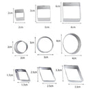 30 PCS / Set Stainless Steel Biscuit Mold