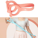2 PCS Yoga Cat Ear 8-Shape Tensioner(Shell Pink)