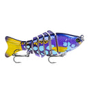2 PCS PROBEROS HS033 10cm 15.61g Knotty Lure Fish Bait Plastic Hard Bait(A)