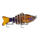 2 PCS PROBEROS HS033 10cm 15.61g Knotty Lure Fish Bait Plastic Hard Bait(D)