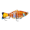 2 PCS PROBEROS HS033 10cm 15.61g Knotty Lure Fish Bait Plastic Hard Bait(F)
