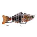 2 PCS PROBEROS HS033 10cm 15.61g Knotty Lure Fish Bait Plastic Hard Bait(H)
