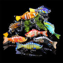 2 PCS PROBEROS HS033 10cm 15.61g Knotty Lure Fish Bait Plastic Hard Bait(E)