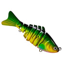 2 PCS PROBEROS HS069 9.5cm 15g Multi-Segment Fish Road Bait(A)
