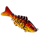 2 PCS PROBEROS HS069 9.5cm 15g Multi-Segment Fish Road Bait(D)