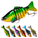 2 PCS PROBEROS HS069 9.5cm 15g Multi-Segment Fish Road Bait(A)