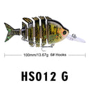 PROBEROS HS012 10cm 14g Lure Plastic Bionic Hard Bait(G)