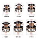 PROBEROS Metal Wire Cup Fishing Wheel Spinning Wheel, Mode: DR3000